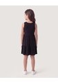 Niña-Vestido Tiered Casual  Infantil Niña Negro Ostu de Ostu