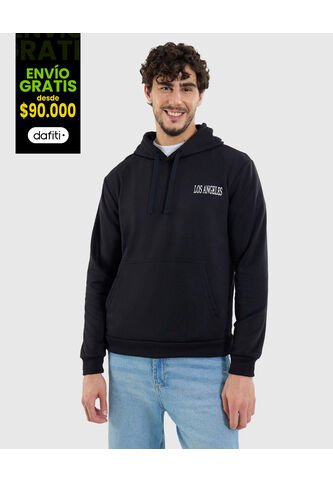 Buzo Para Hombre Hoodie Color Negro Marca Ostu #60060394 Ostu