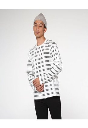 Camiseta Para Hombre Manga Larga Color Negro Marca Ostu #60090816