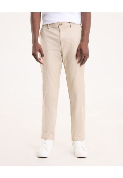 Pantalón Para Hombre Chino Color Beige Marca Ostu #60070458
