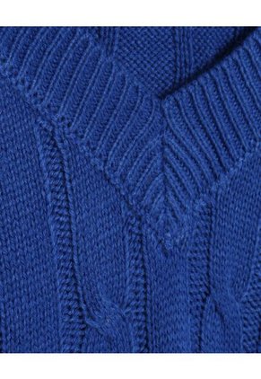 Saco Para Mujer Cuello V Color Azul  Marca Ostu #40330086