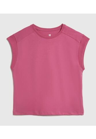 Camiseta Para Mujer Manga Sisa Cuello Redondo Color Morado Marca Ostu #40092610 Ostu