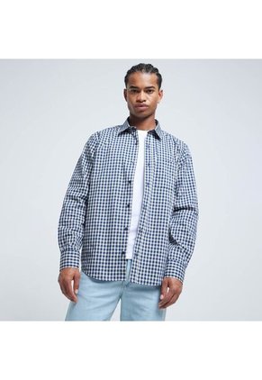 Camisa Para Hombre Manga Larga Con Bolsillo Color Mostaza Marca Ostu #60010668