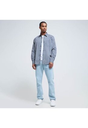 Camisa Para Hombre Manga Larga Con Bolsillo Color Mostaza Marca Ostu #60010668