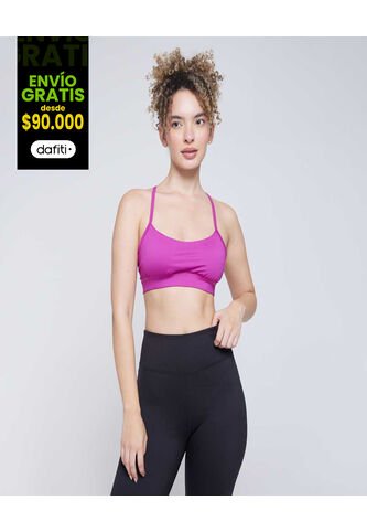 Top Para Mujer Top Color Fucsia Marca Ostu #40220339 Ostu