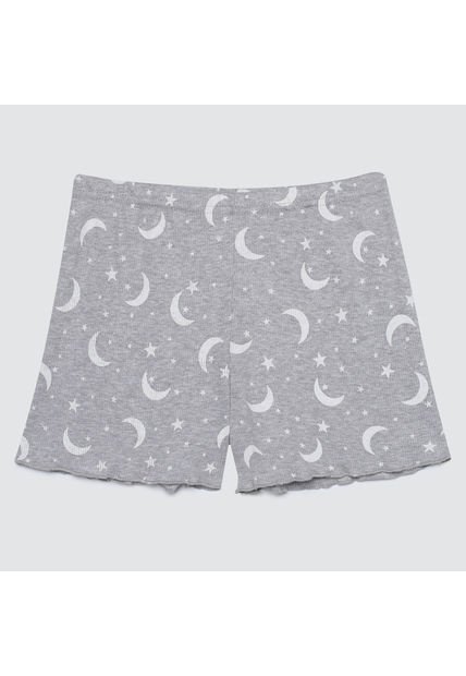 Short Niña Ostu  Gris Poliéster