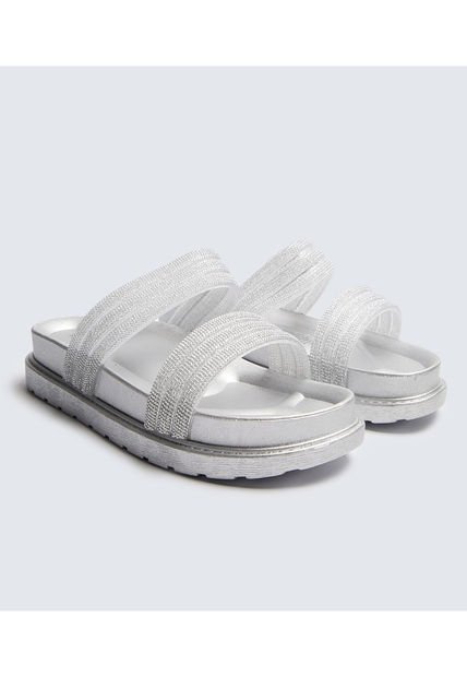 Sandalias Para Mujer  Color Gris  Marca Ostu #40690009