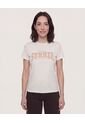 Camiseta  Para Mujer Manga Corta Cuello Redondo Color Blanco Marca Ostu #40092725 de Ostu