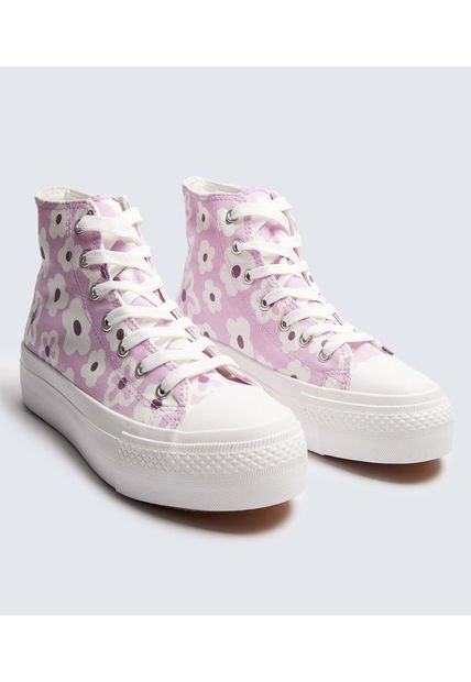Tenis Para Mujer Canvas Color Lila  Marca Ostu #40720180