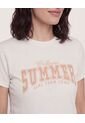 Camiseta  Para Mujer Manga Corta Cuello Redondo Color Blanco Marca Ostu #40092725 de Ostu