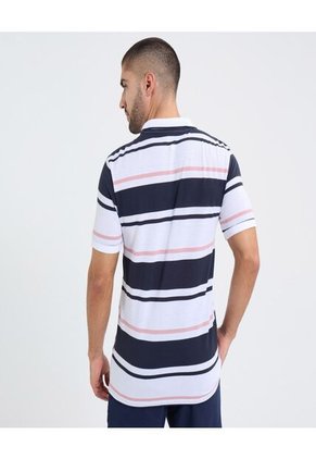 Polo Para Hombre Cuello Tejido Con Bolsillo Color Azul Marca Ostu #60110750