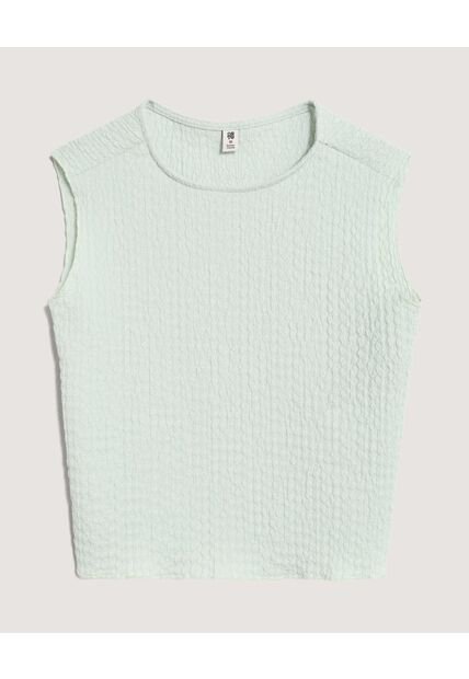 Camiseta  Infantil Niña Manga Sisa Cuello Redondo Color Verde Marca Ostu #90098223