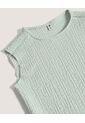 Camiseta  Infantil Niña Manga Sisa Cuello Redondo Color Verde Marca Ostu #90098223 de Ostu