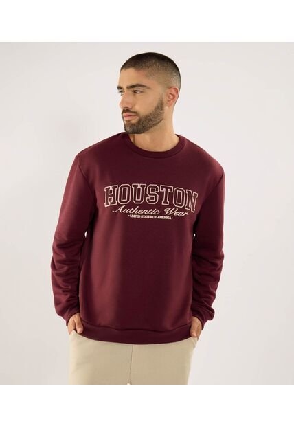 Buzo Para Hombre Cuello Redondo Color Vino Marca Ostu #60060558