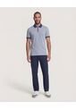 Polo  Para Hombre Cuello Tejido Sin Bolsillo Color Azul Marca Ostu #60110856 de Ostu