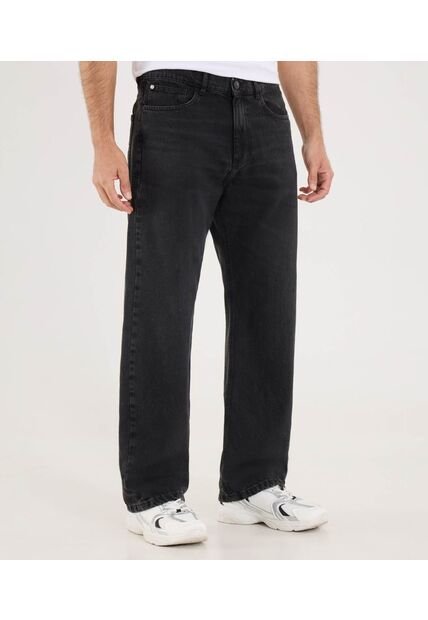 Jean Para Hombre Straight Color Negro Marca Ostu #60160442