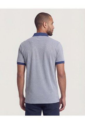Polo  Para Hombre Cuello Tejido Sin Bolsillo Color Azul Marca Ostu #60110856