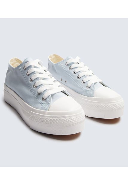Tenis Para Mujer Canvas Color Azul  Marca Ostu #40720179