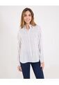 Camisa  Para Mujer Manga Larga Color Marfil Marca Ostu #40010352 de Ostu