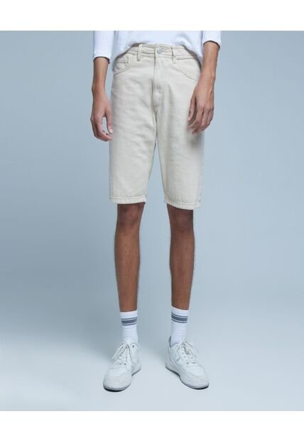 Bermuda Para Hombre Regular Color Blanco Marca Ostu #60100353