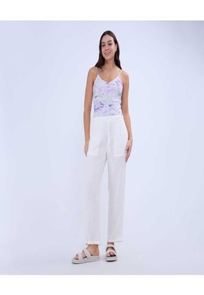 Pantalon Para Mujer Jogger Color Crudo Marca Ostu #40070720