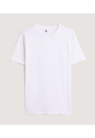 Camiseta Para Hombre Manga Corta Cuello Redondo Color Blanco Marca Ostu #60091684 Ostu