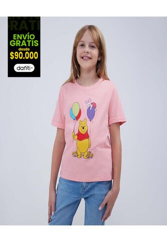 Camiseta Winnie The Pooh  Para Infantil Niña #90090235 Ostu Ostu