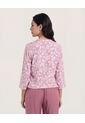 Blusa  Para Mujer Manga 3/4 Color Morado Marca Ostu #40121230 de Ostu