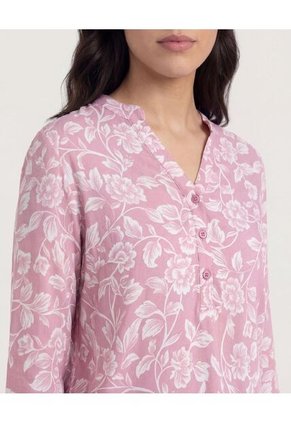 Blusa  Para Mujer Manga 3/4 Color Morado Marca Ostu #40121230