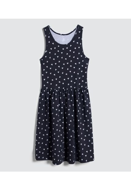 Vestido Infantil Niña Manga Sisa Color Negro Marca Ostu #90170062