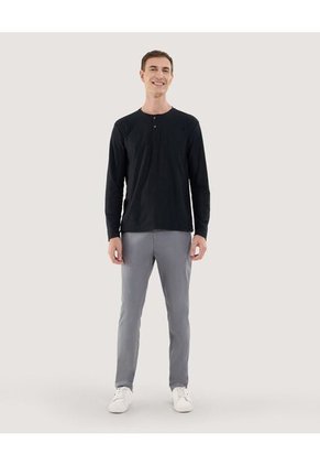 Pantalón Para Hombre Chino Color Gris Marca Ostu #60070495