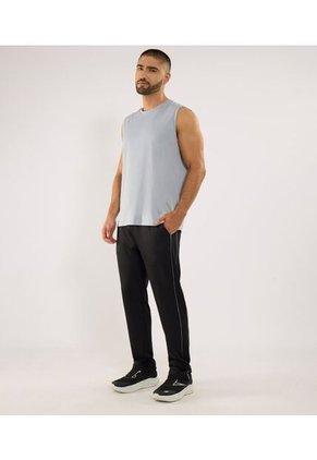 Pantalón Para Hombre Multiusos Punto Color Negro Marca Ostu #60070473