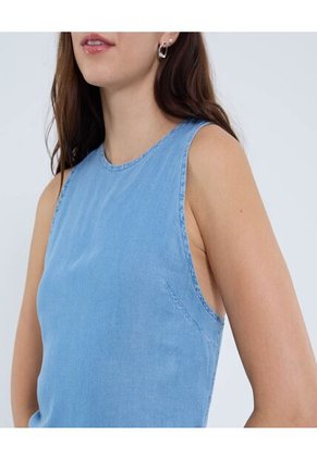 Enterizo Para Mujer Manga Sisa Color Azul Marca Ostu #40320129