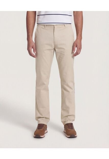 Pantalón  Para Hombre Chino Color Beige Marca Ostu #60070564