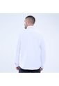 Camisa Para Hombre Manga Larga Sin Bolsillo Cuello Casual M Color Blanco Marca Ostu #60010774 de Ostu