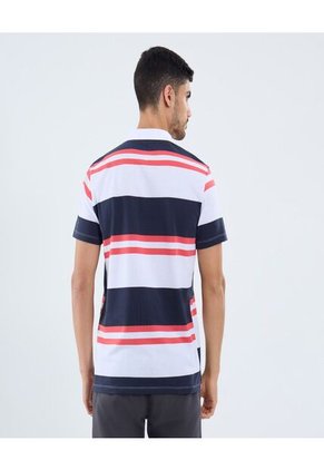 Polo Para Hombre Cuello Tejido Con Bolsillo Color Blanco Marca Ostu #60110771