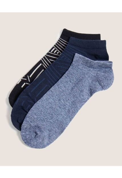Medias X3 Para Hombre Invisible Color Negro Marca Ostu #60980349
