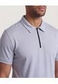 Polo  Para Hombre Cuello Maquina Sin Bolsillo Color Gris Marca Ostu #60110829 de Ostu