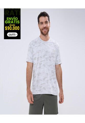 Camiseta Para Hombre Manga Corta Color Blanco Marca Ostu #60091298 Ostu
