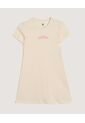 Vestido  Infantil Niña M/C Medio Color Amarillo Marca Ostu #90178226 de Ostu