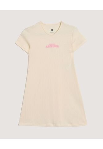 Vestido  Infantil Niña M/C Medio Color Amarillo Marca Ostu #90178226 Ostu