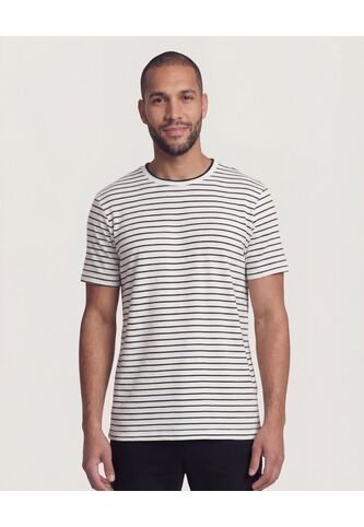 Camiseta  Para Hombre Manga Corta Cuello Redondo Color Crema Marca Ostu #60091785 Ostu