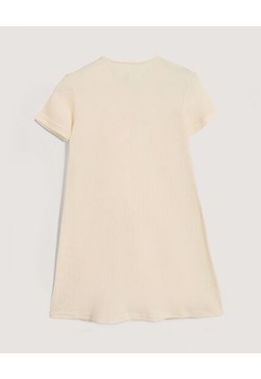Vestido Infantil Niña M/C Medio Color Amarillo Marca Ostu #90178226