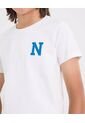 Camiseta Infantil Niño Manga Corta Cuello Redondo Color Crema Marca Ostu #80090275 de Ostu