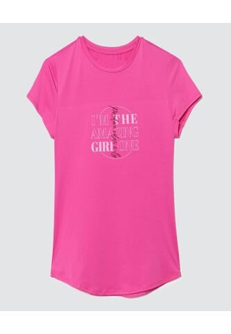 Camiseta Para Mujer Manga Corta Color Rosado  Marca Ostu #40091753 Ostu