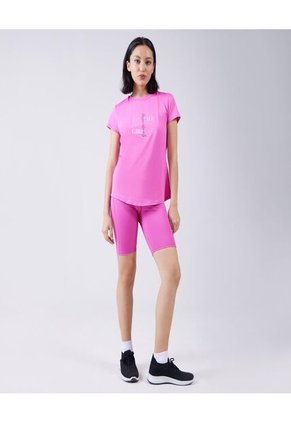 Camiseta Para Mujer Manga Corta Color Rosado  Marca Ostu #40091753