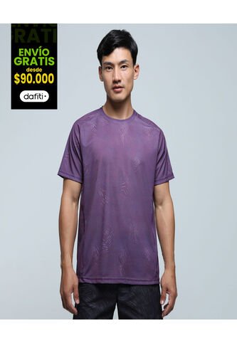 Camiseta Para Hombre Manga Corta Color Uva Marca Ostu #60091307 Ostu