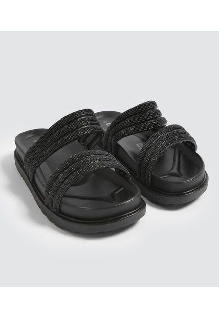 Sandalias Para Mujer  Color Negro Marca Ostu #40690009