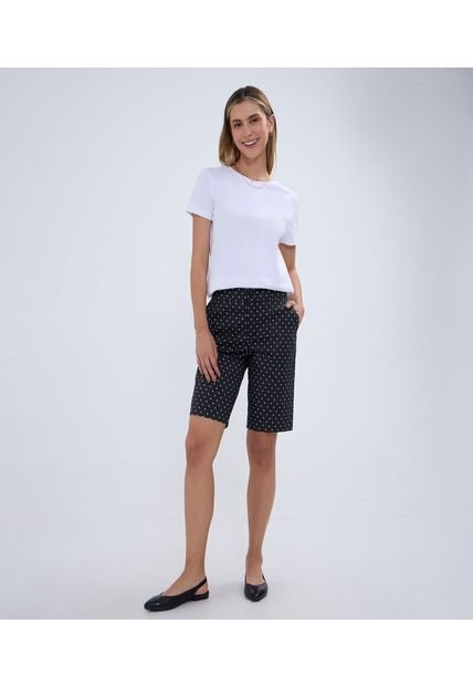 Camiseta Para Mujer Manga Corta Color Blanco Marca Ostu #40092193