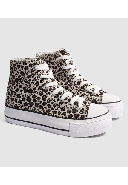 Tenis Para Mujer Canvas Color Café  Marca Ostu #40720157